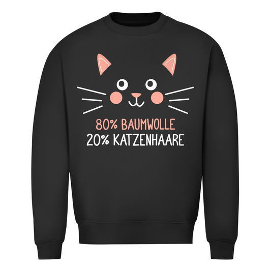 Herren Sweatshirt Dicke Katze - Alles OK!