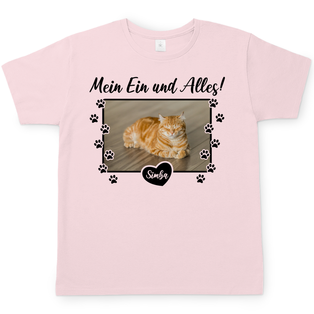 Herren T-Shirt Personalisiert - Mein Ein und Alles!