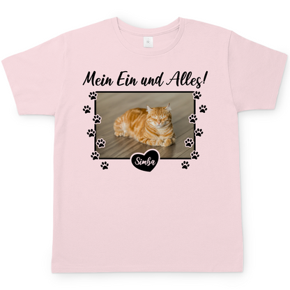 Herren T-Shirt Personalisiert - Mein Ein und Alles!