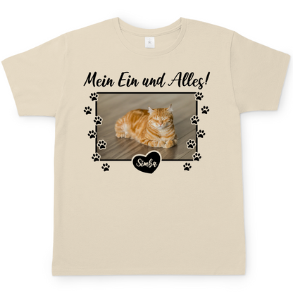 Herren T-Shirt Personalisiert - Mein Ein und Alles!