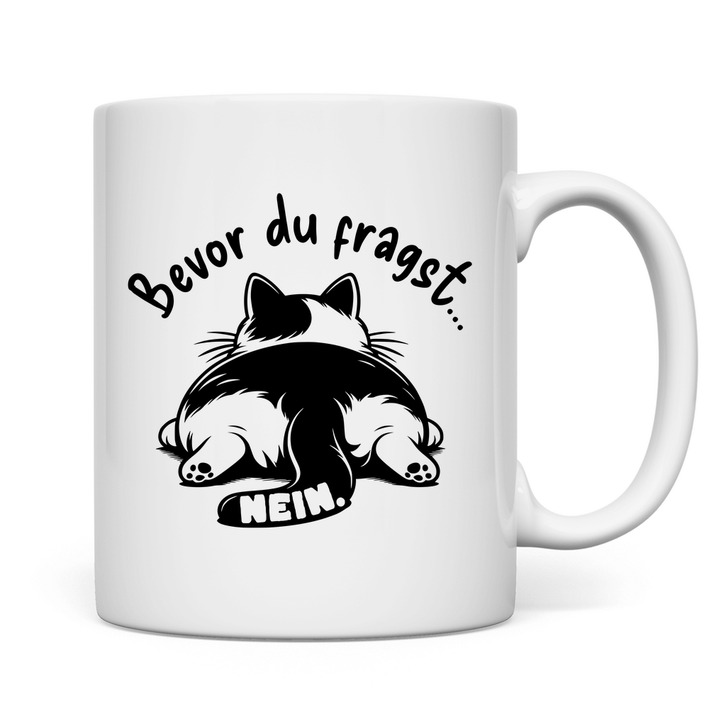 Tasse Dicke Katze - Alles OK!