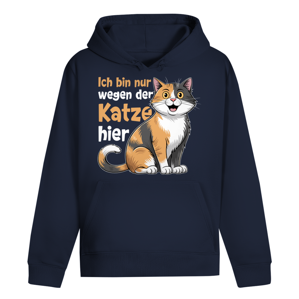 ST/ST Drummer Hoodie Ich bin nur wegen der Katze hier
