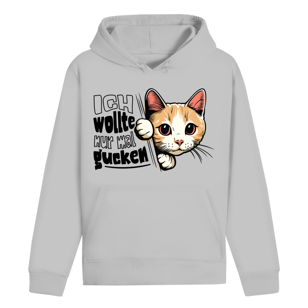 ST/ST Drummer Hoodie Ich wollte nur mal gucken - Hinterhältig Katze