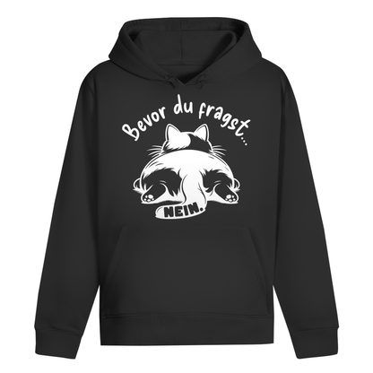 ST/ST Drummer Hoodie - Genervte Katze – Bevor du fragst... Nein!