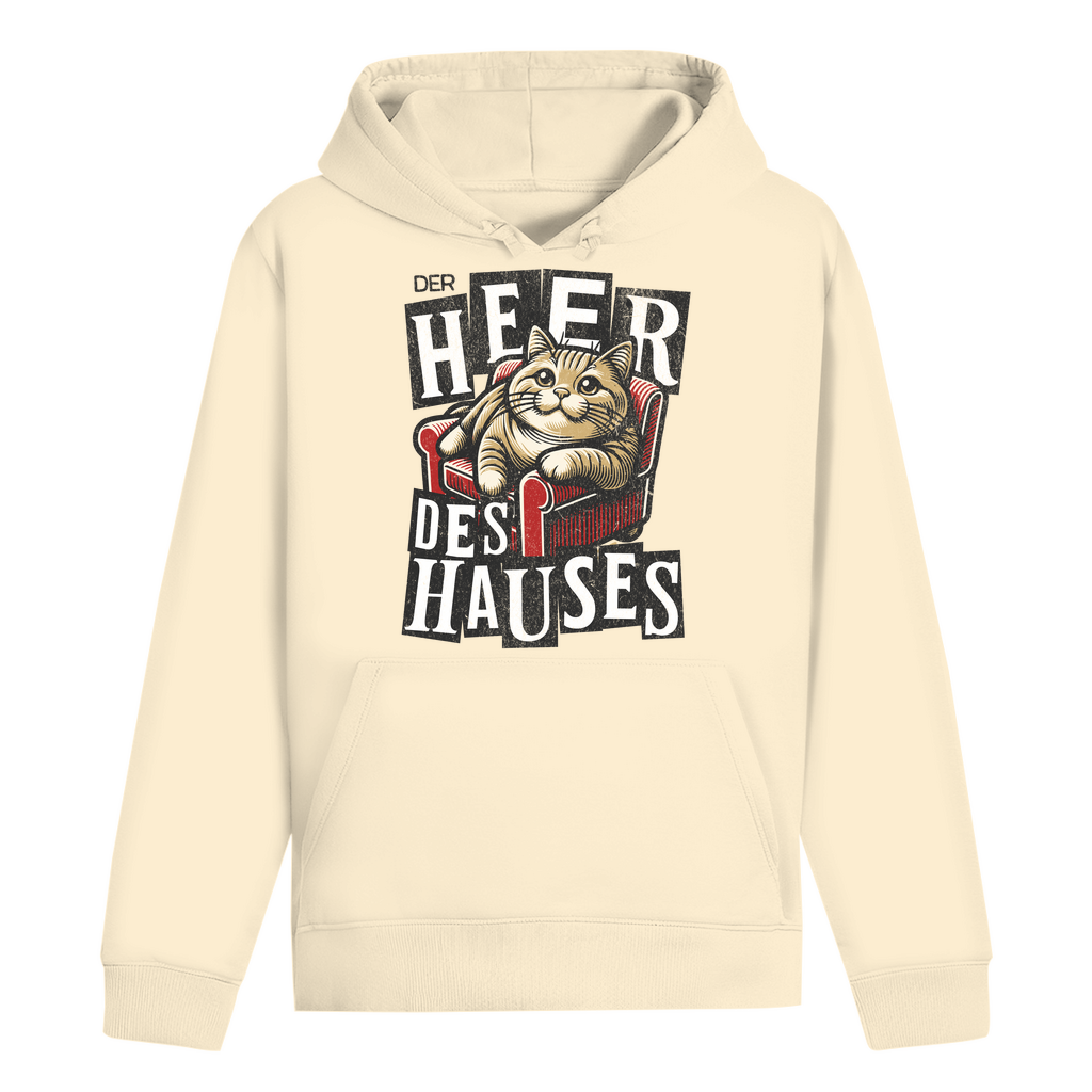 ST/ST Drummer Hoodie Der Heer des Hauses - Katze auf Sofa
