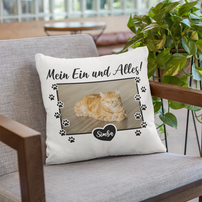 Kopfkissen flauschig Personalisiert - Mein Ein und Alles!