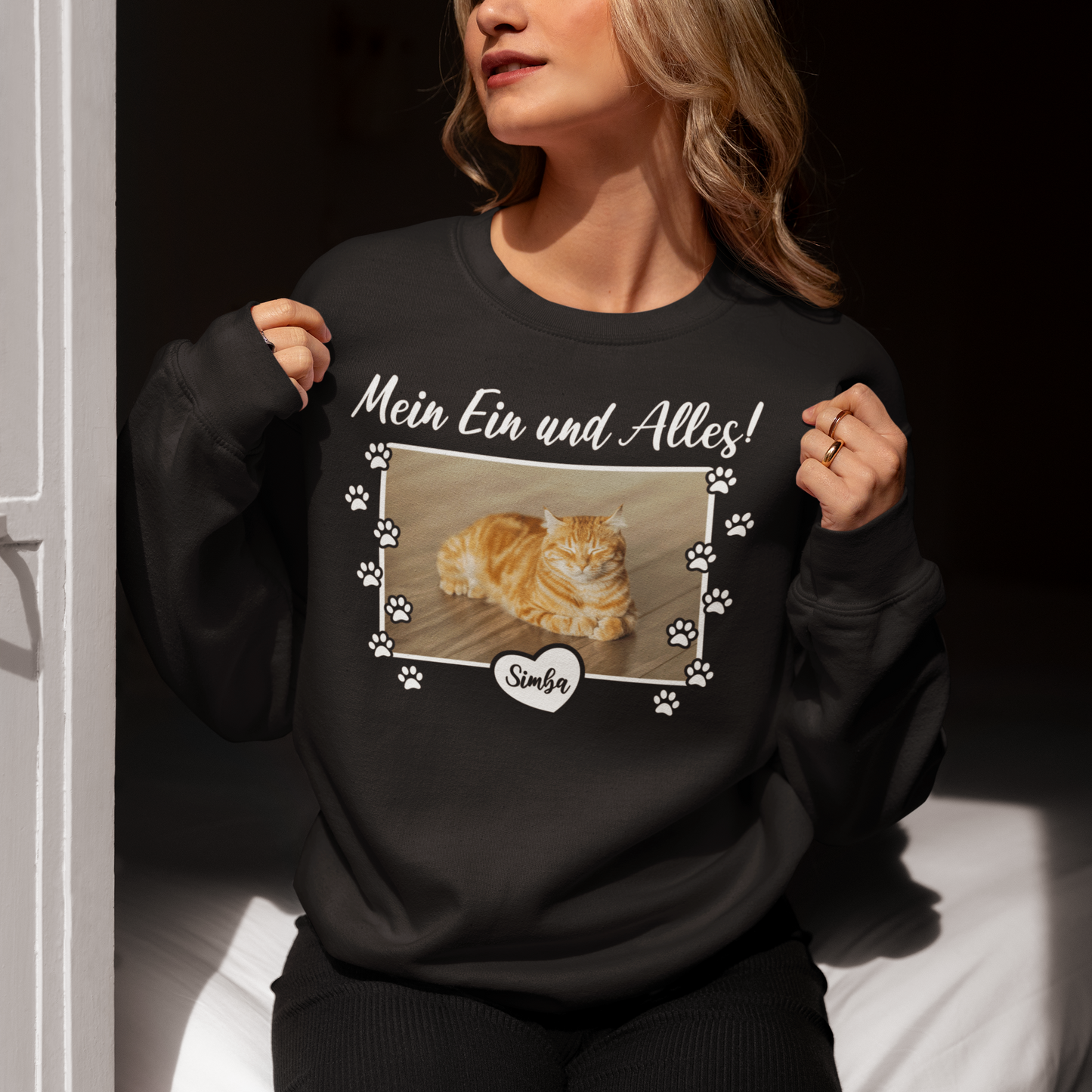 Damen Sweatshirt Personalisiert - Mein Ein und Alles!