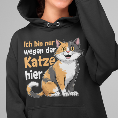 ST/ST Drummer Hoodie Ich bin nur wegen der Katze hier