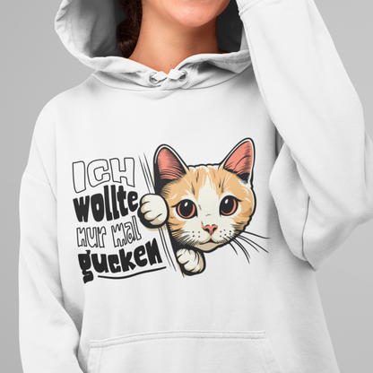 ST/ST Drummer Hoodie Ich wollte nur mal gucken - Hinterhältig Katze