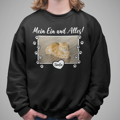 Herren Sweatshirt Personalisiert - Mein Ein und Alles!